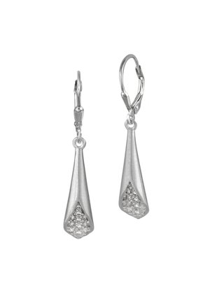 SilberDream FÜLLHORN DREAM - Ohrringe - silber weiß farben