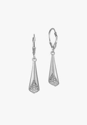 SilberDream FÜLLHORN DREAM - Ohrringe - silber weiß farben