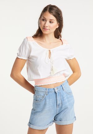 IZIA, IZIA BLUSENSHIRT - Blouse - wollweiss
