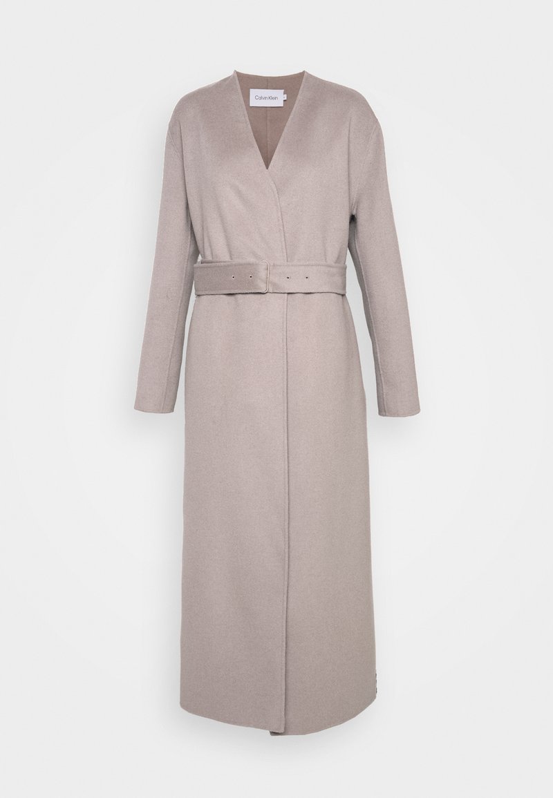 Calvin Klein MAXI COAT - Klassischer Mantel - cinder/taupe  