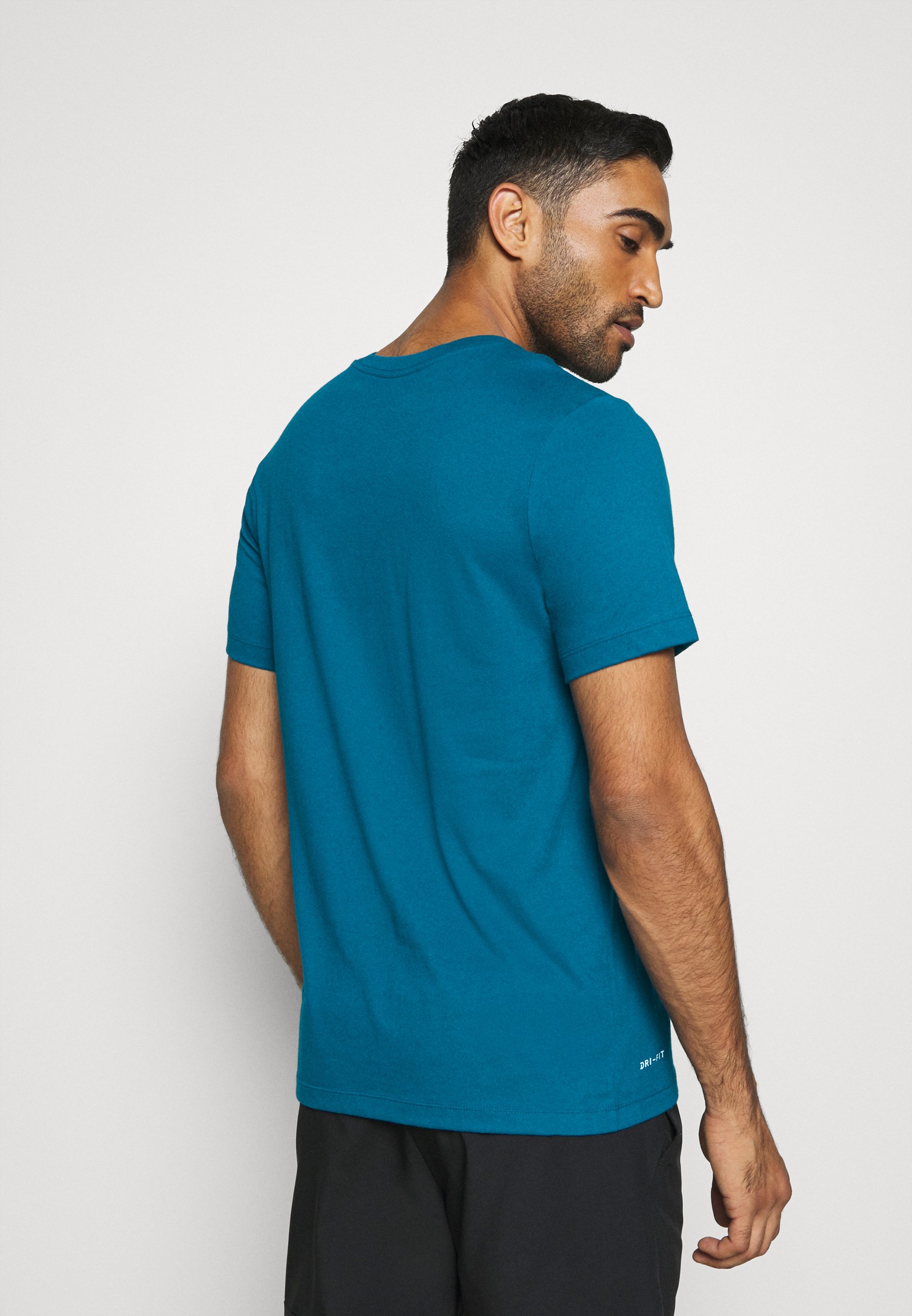 Sport T-shirt - green abyss/black 