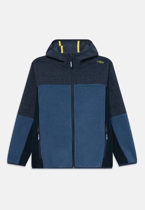 KID JACKET FIX HOOD UNISEX - Fleece jacket - bluestone/blue