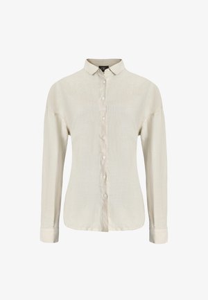 OW Collection, LUMA - Button-down blouse - beige