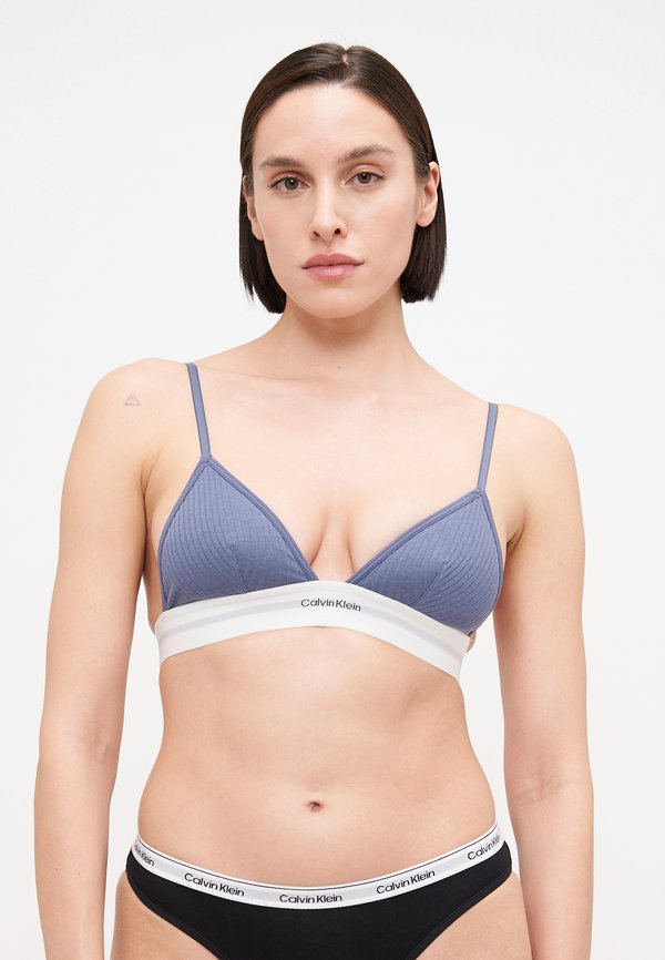 UNLINED - Triangle bra - grisaille