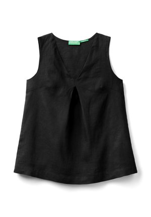 United Colors of Benetton SLEEVELESS - Débardeur - black