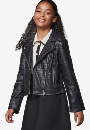 Lipsy REGULAR FIT - Kunstlederjacke - black croc