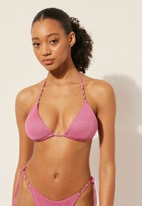 Calzedonia GOLDEN GLEAM - Bikini-Top - rosa golden gleam soft pink