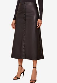 Friends Like These REGULAR FIT - BUTTON THROUGH MIDI  - Gonna a campana - black