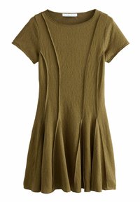 REGULAR FIT - SEAM DETAIL   - Egyenes szabású ruha - khaki green