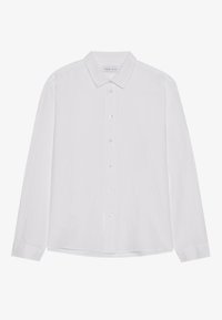 LINEN BLEND SHIRT - Shirt - white