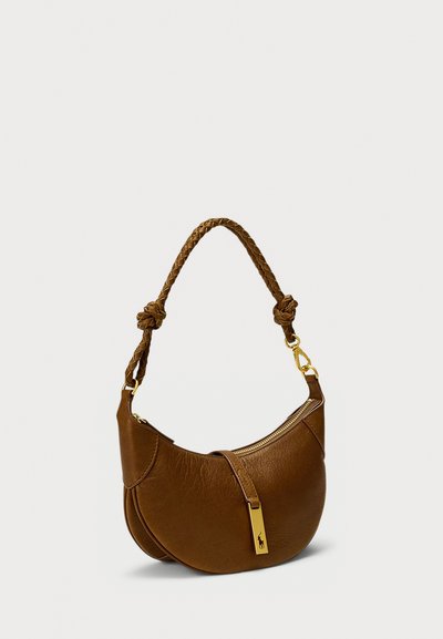 Polo Ralph Lauren POLO ID LEATHER MINI SHOULDER BAG - Torbica - brown