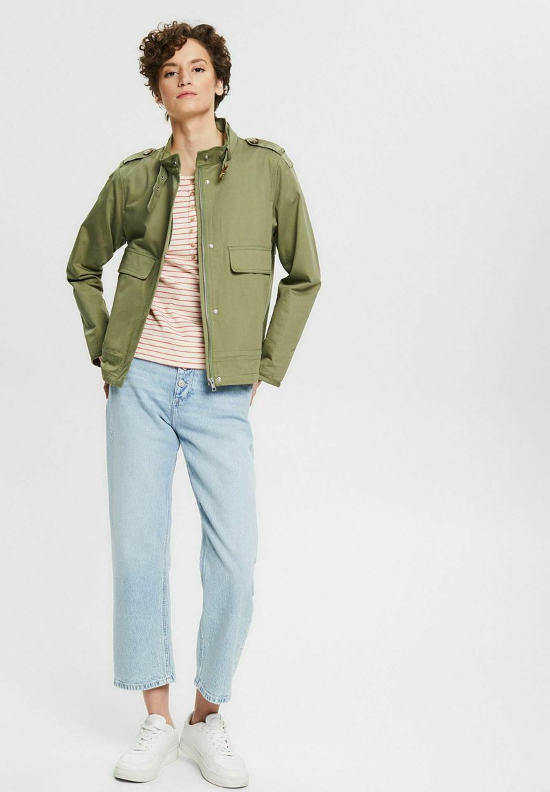 Damen Leichte Jacken | Esprit Leichte Jacke light khaki/hellgrün-meliert - TC90945 Damen Leichte Jacken | Esprit Leichte Jacke light khaki/hellgrün-meliert - TC90945