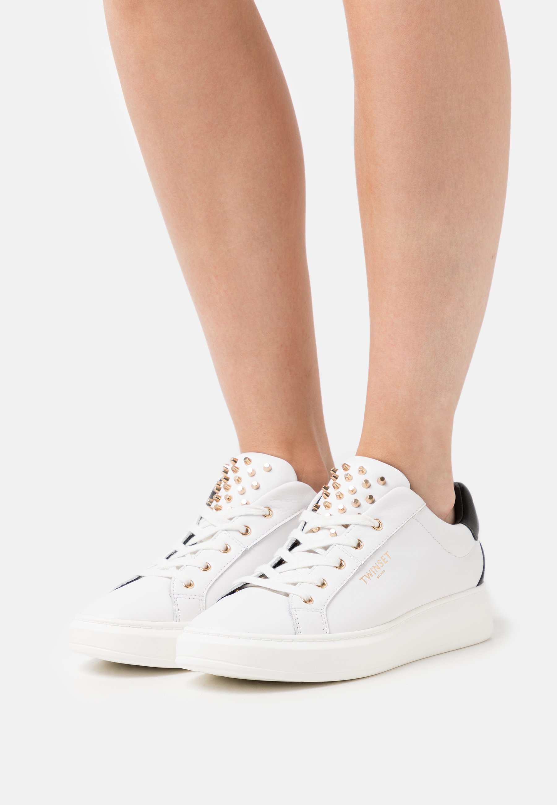 TWINSET Zapatillas - bianco/ottico/nero/blanco - Zalando.es