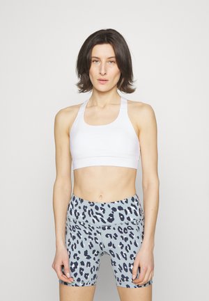 POWER MEDIUM SUPPORT BRA - Sport-BH mit mittlerer Stützkraft - white
