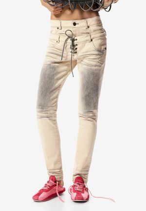 Slimfit džínsy - white