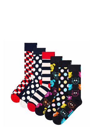 Happy Socks 6ER PACK - CLASSIC MUSTER - Socken - filledoptic-dog