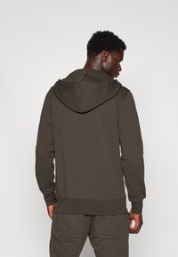 Björn Borg CENTRE ZIP HOODIE - Casaco polar - peat
