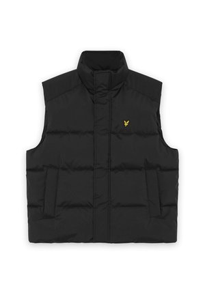 Lyle & Scott, FUNNEL NECK PUFFER GILET - Жилетка - jet black