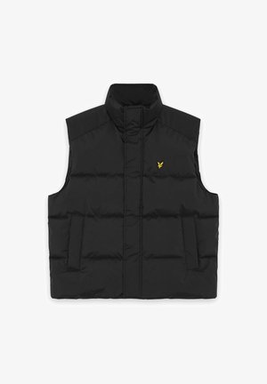 Lyle & Scott, FUNNEL NECK PUFFER GILET - Жилетка - jet black