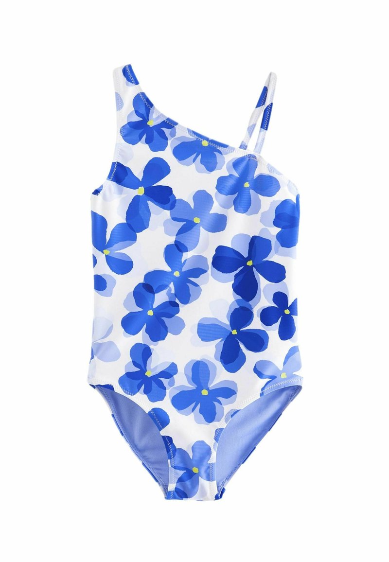 Next ONE SHOULDER  - REGULAR FIT - Baddräkt - blue flower