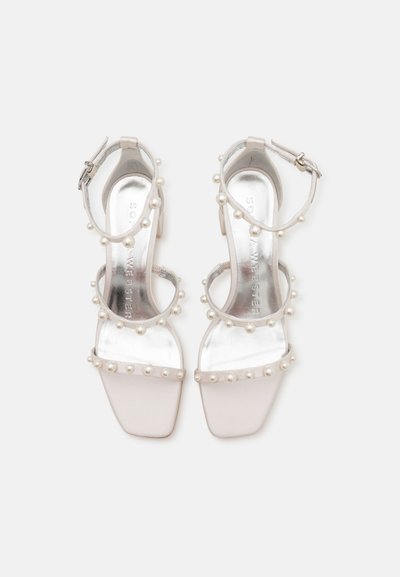 Sophia Webster ROSALIN MID BLOCK - Sandales - ivory
