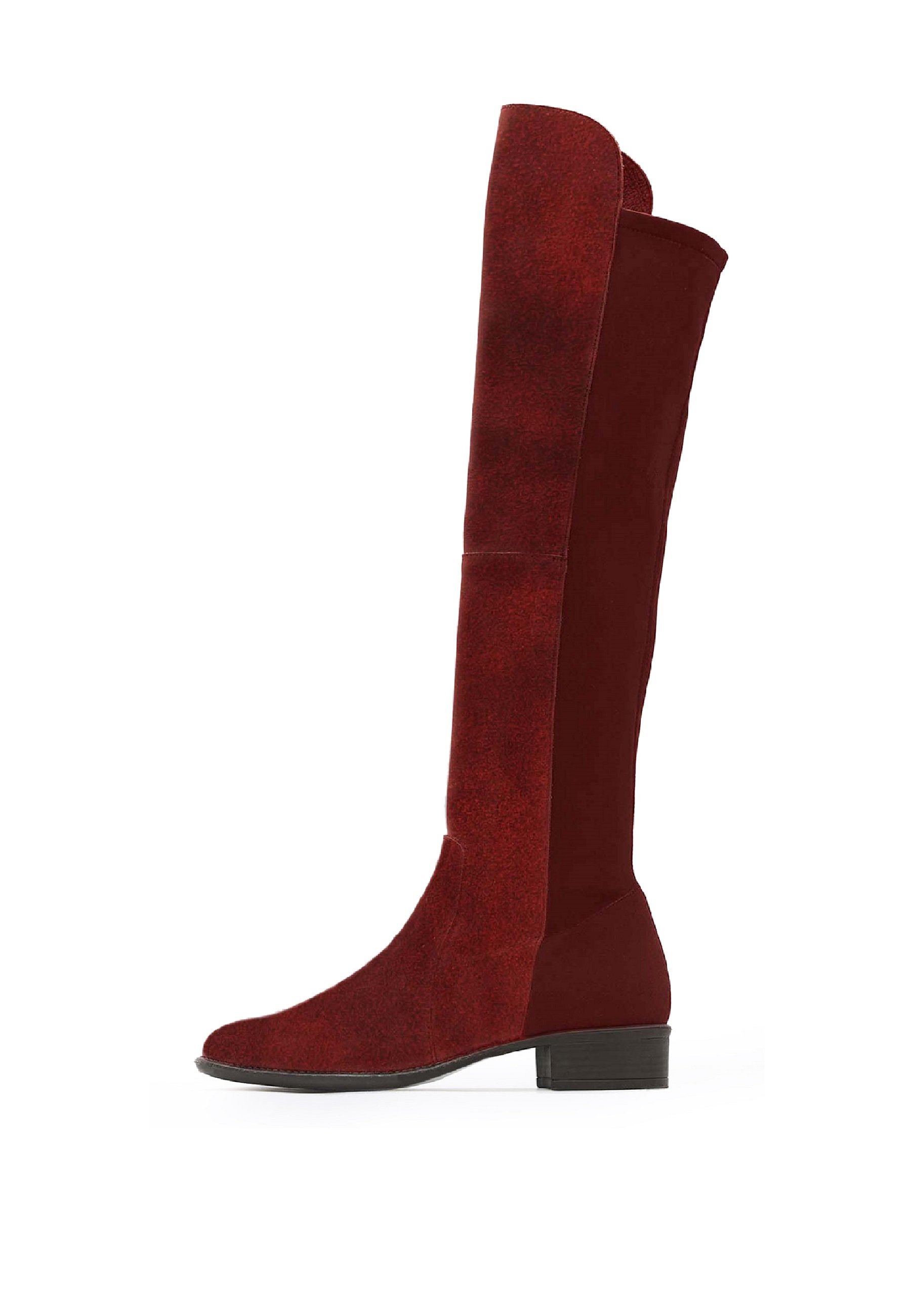 CUPLÉ Botas mosqueteras - burgundy/burdeos - Zalando.es