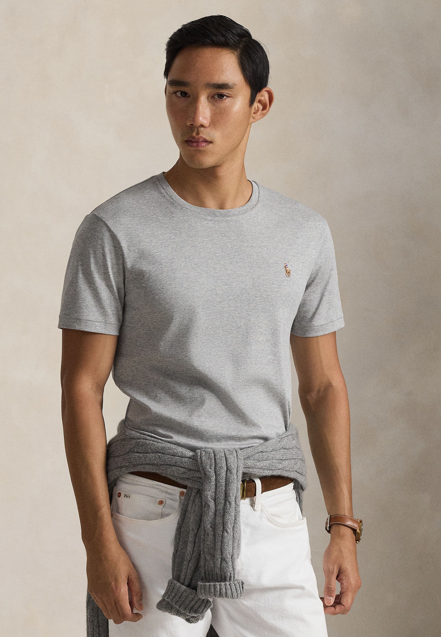 Polo Ralph Lauren CUSTOM SLIM FIT SOFT COTTON T-SHIRT - T-shirt