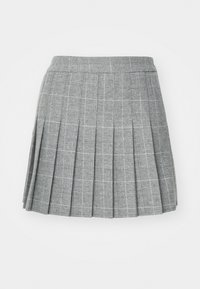 ONLCHELSEA CHECK SKIRT - Jupe plissée - gray violet checks:white