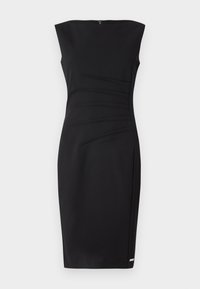 Calvin Klein GATHERED DRESS - Šaty do práce - black