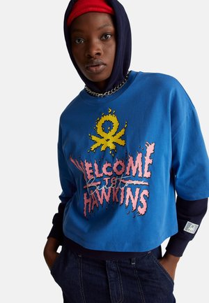 STRANGER THINGS - Triko s potiskem - blue