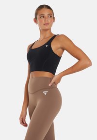 SQUATPROOF Tajice-hlače - caramel brown