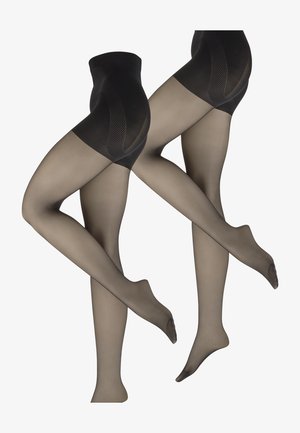 NUR DIE, 2-PACK - Tights - schwarz