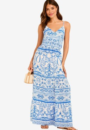 Lipsy CAMI TIERED HOLIDAY REGULAR FIT - Maxi šaty - blue