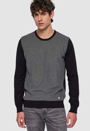 Maglione - bianco/nero