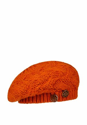 JIL MIT KNÖPFEN - Beanie - terracotta