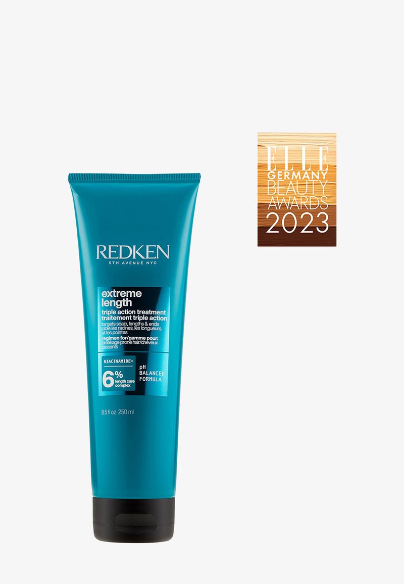 Redken EXTREME LENGTH TRIPLE ACTION MASK | HEALTHY SHINE, ANTI SPLIT ENDS AND ANTI BREAKAGE FOR HAIR GROWTH - Maschera per capelli