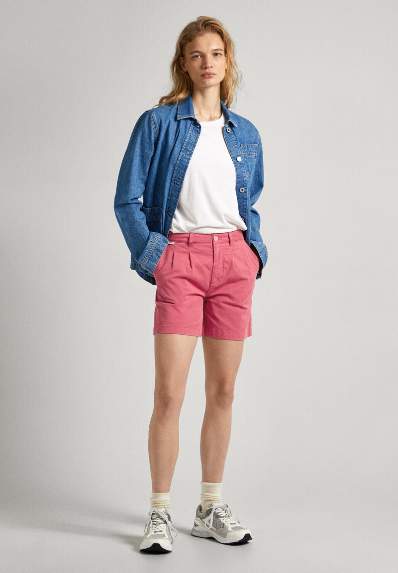 Pepe Jeans Shorts donkerroze