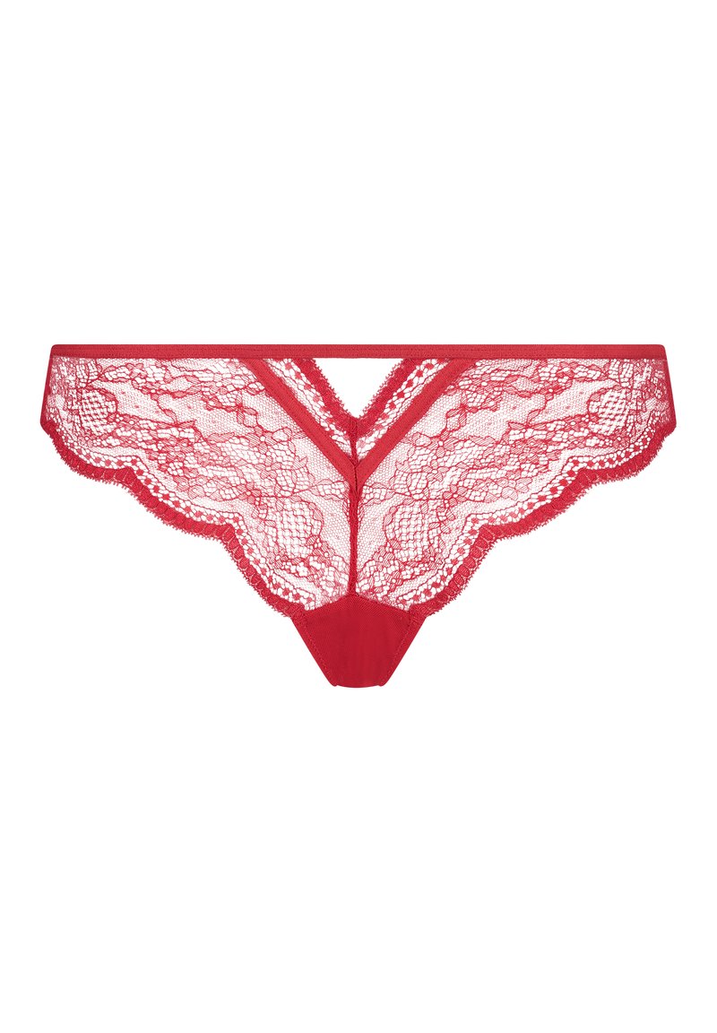 Hunkemöller ISABELLE CHEEKINI - String - red/rot - Zalando.de
