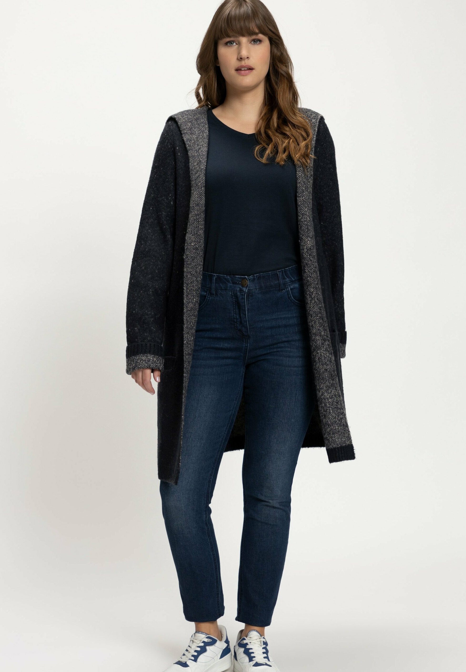 Sweat à Capuche Ulla Popken - Coupe Décontractée En Structure Gaufrée Pour Femme - 5