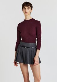 Gonna a campana - grigio melange