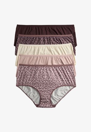 Marks & Spencer, 5PK NO VPL - Slip - brown mix