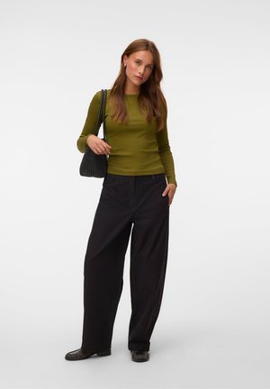 Vero Moda, VMSOFIA MW BARREL PANT NOOS - Pantalon classique - black