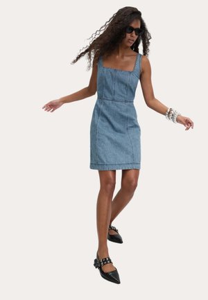 Marks & Spencer SQUARE NECK - Denimkjoler - denim