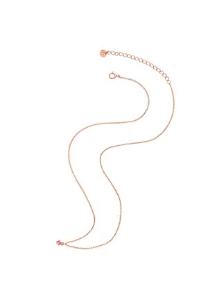 MIT ANHÄNGER TURMALIN  - Ketting - rose gold-coloured