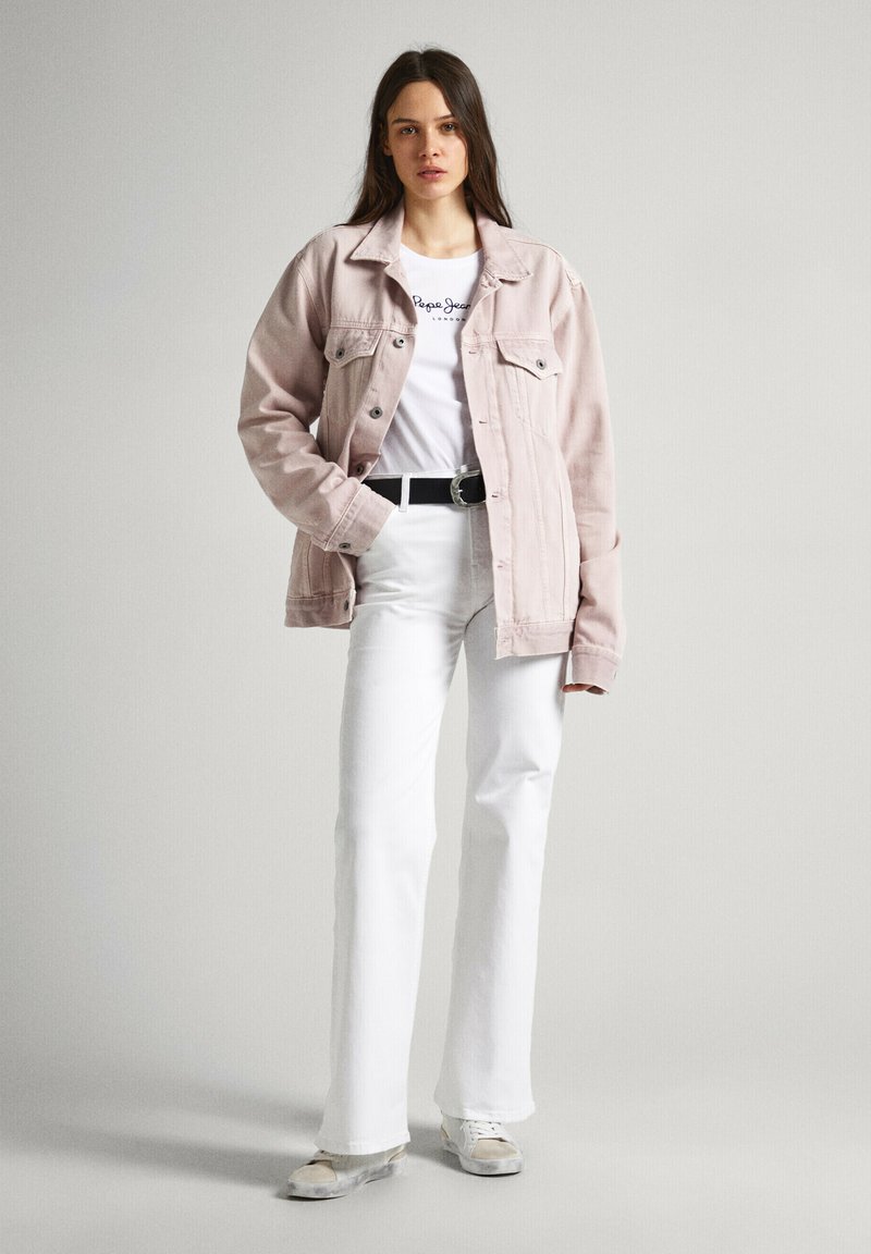 Pepe Jeans Flared Jeans wit denim/whitedenim