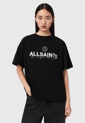 EMBLEM AVRI TEE - Majica kratkih rukava s printom - jet black