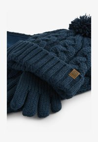 Non selezionato, navy blue cable knit