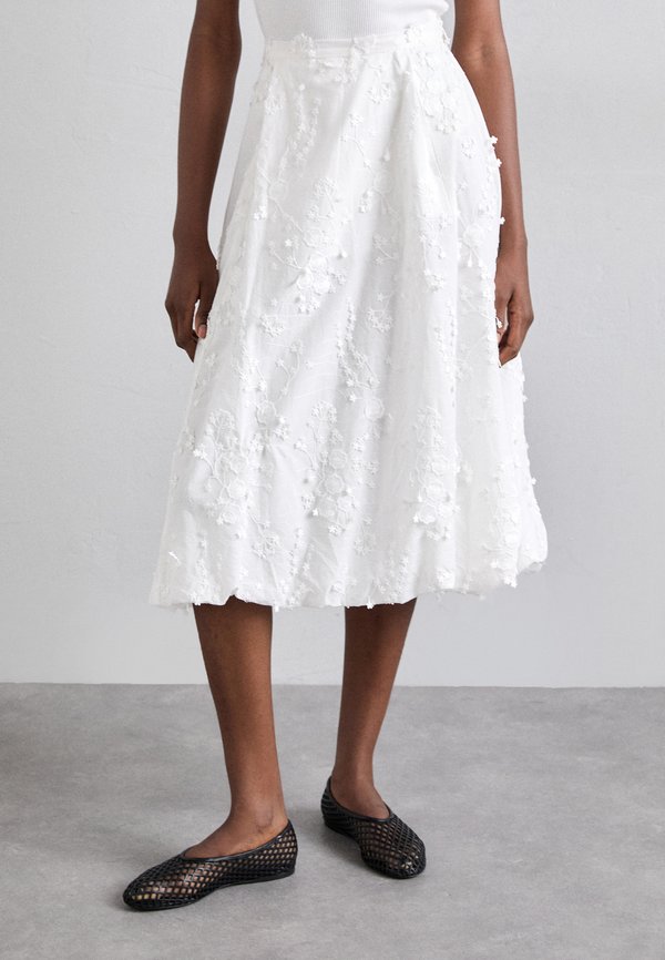 FIAMMA - A-line skirt - ivory