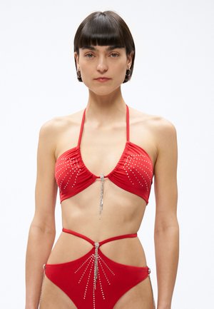 NISHA - Haut de bikini - red