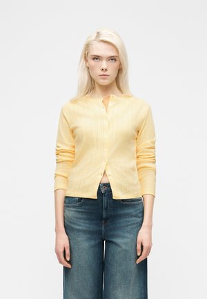 POINTELLE CARDI - Jopica - yellow